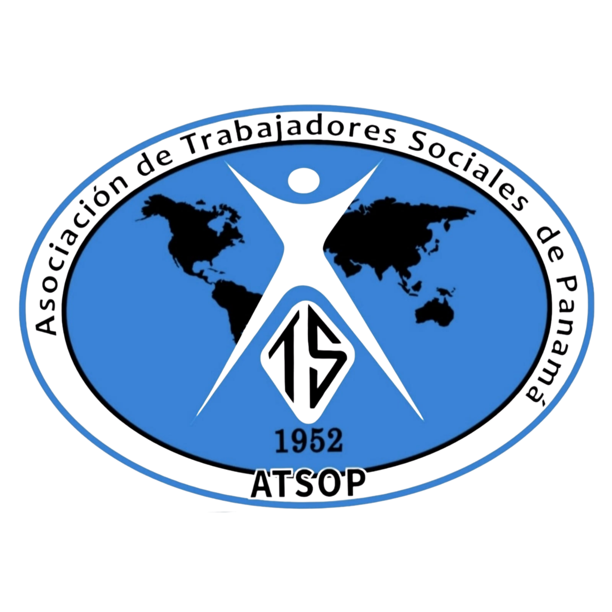 Logotipo de la Asociación de Trabajadores Sociales de Panamá ATSOP